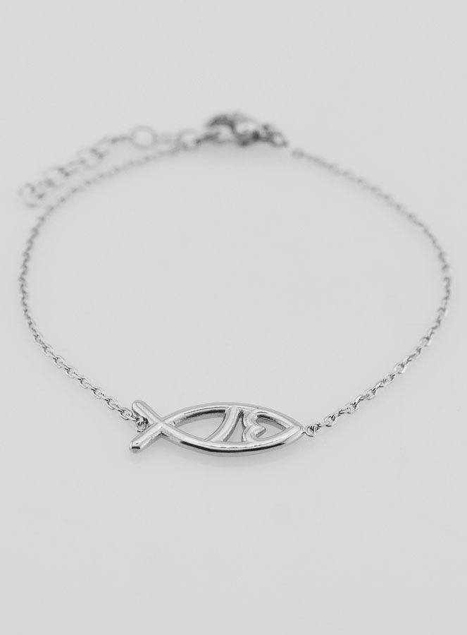Bracelet Religieux Ichtus - Argent 925 (pic 2)