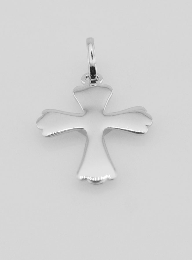 Pendentif Croix en Argent - 20mm (pic 2)