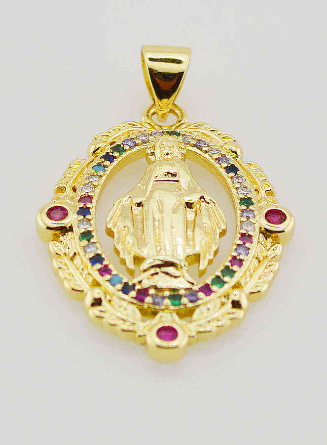 Médaille Miraculeuse Ajourée - 25mm (pic 2)