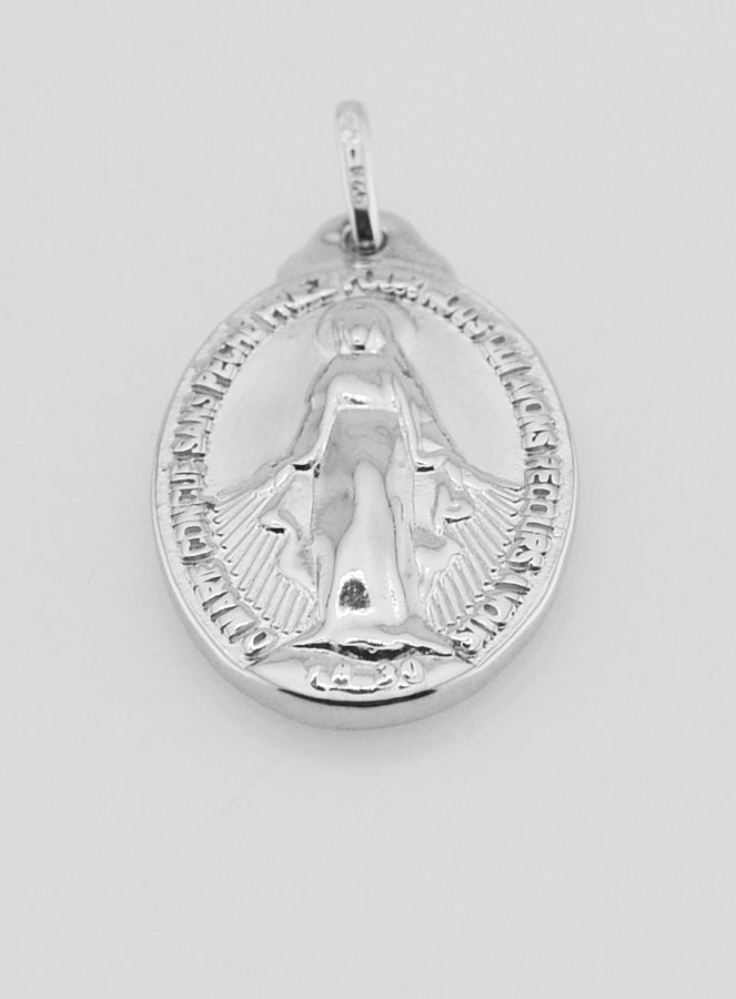 Médaille Miraculeuse en Argent - 23mm (pic 2)