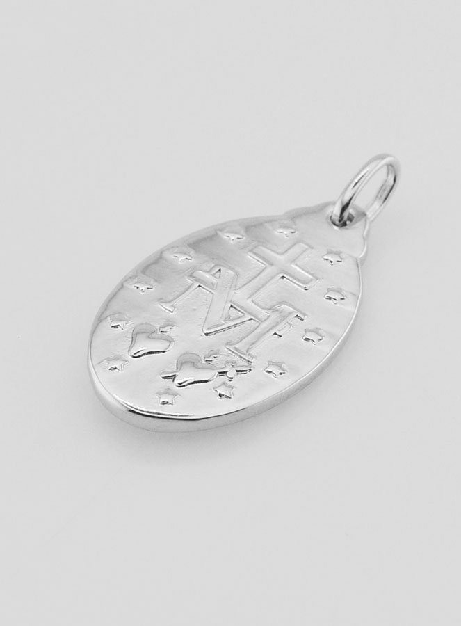 Médaille Miraculeuse en Argent - 23mm (pic 4)