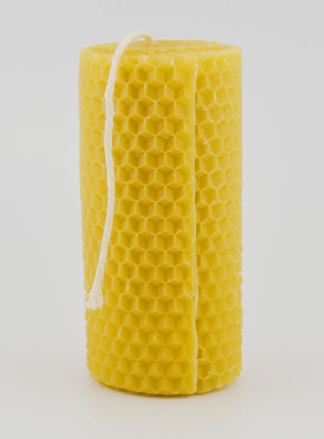 Bougie de Décoration Cire d'Abeille - 10 cm (pic 1)