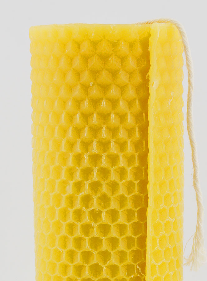 Bougie de Décoration Cire d'Abeille - 20 cm (pic 3)