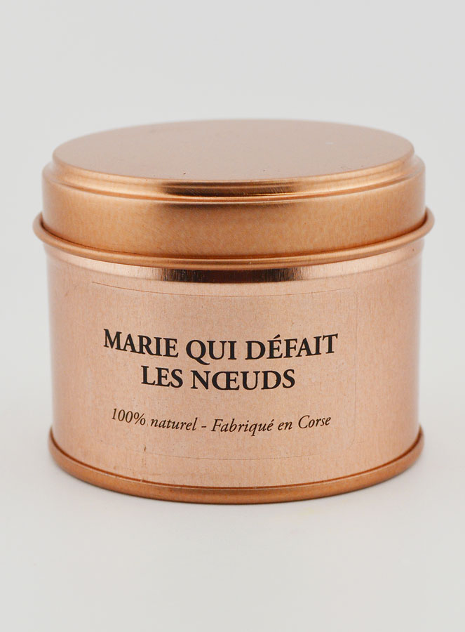 Bougie Parfumée Artisanale - Marie Qui défait les Noeuds (pic 3)
