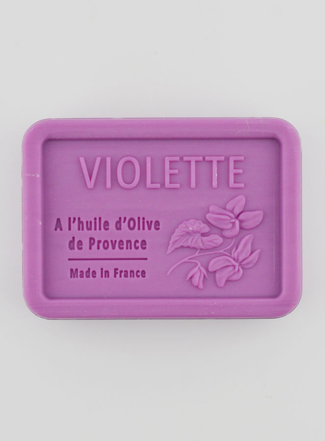 Savon à l'Huile d'Olive AOP & Violette - 120g (pic 1)