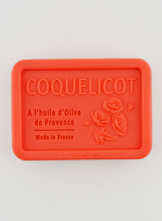 Savon à l'Huile d'Olive AOP & Coquelicot - 120g (pic 1)