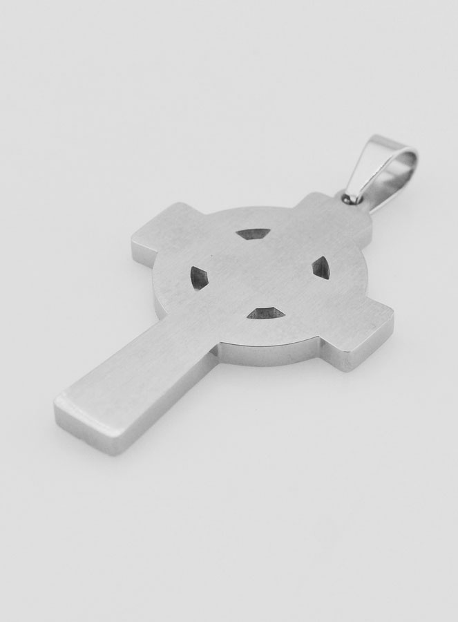 Pendentif Croix Celtique en Inox - 45mm (pic 4)