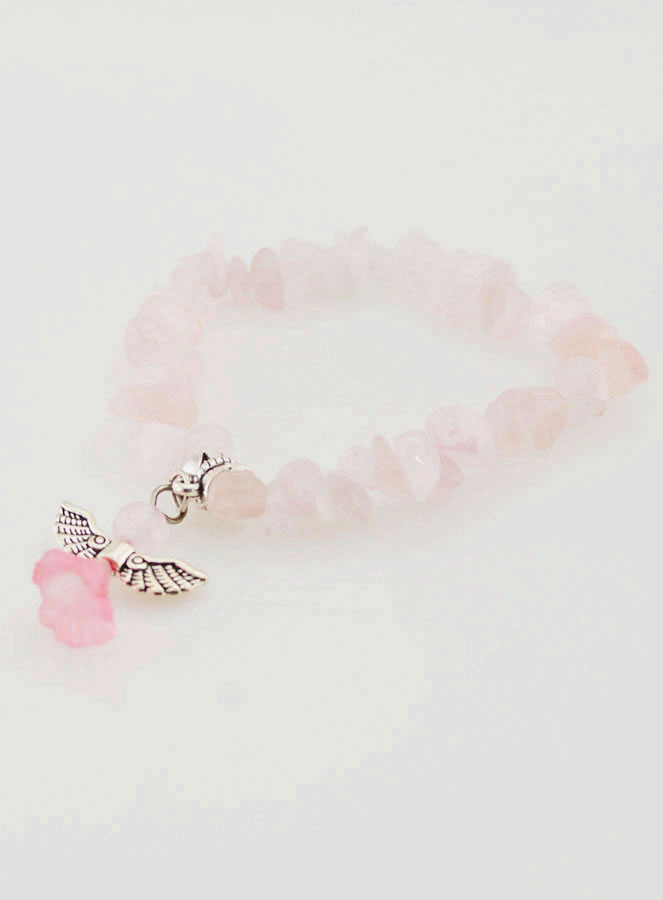 Bracelet Enfant Ange Gardien - Rose (pic 3)