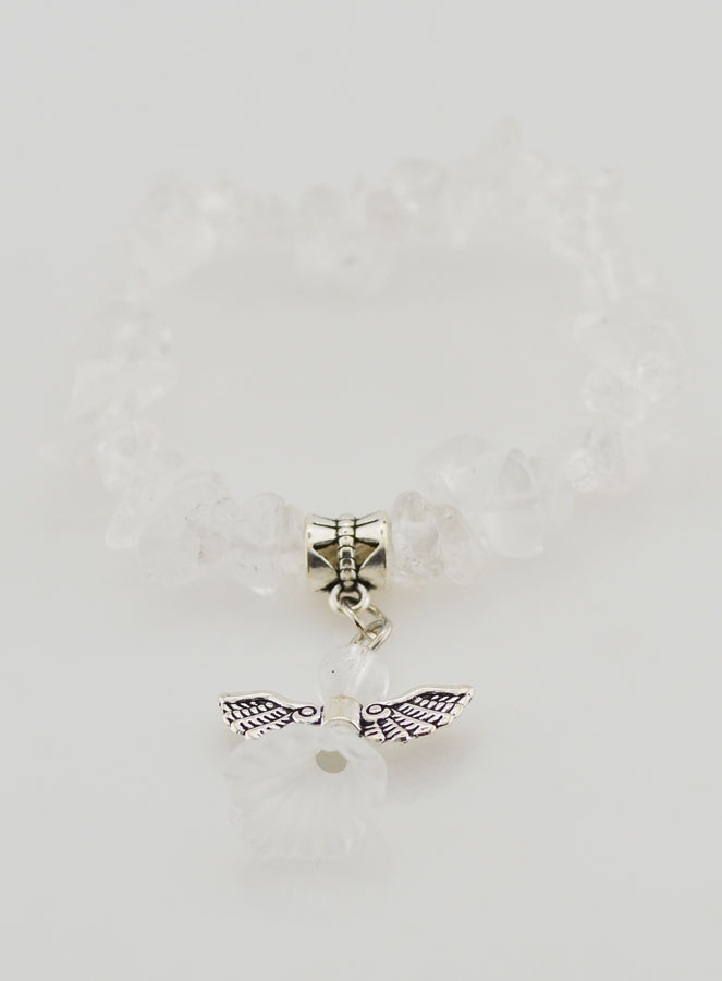 Bracelet Enfant Ange Gardien - Blanc (pic 2)