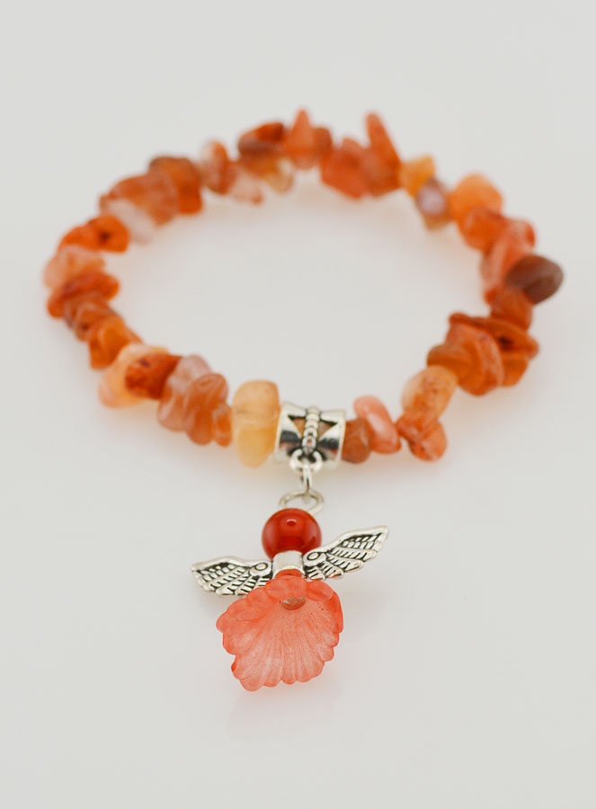 Bracelet Enfant Ange Gardien - Orange (pic 2)