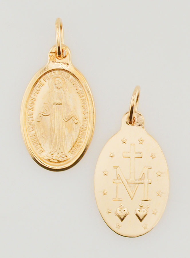 Médaille Miraculeuse en Argent 925 - 18mm (pic 1)