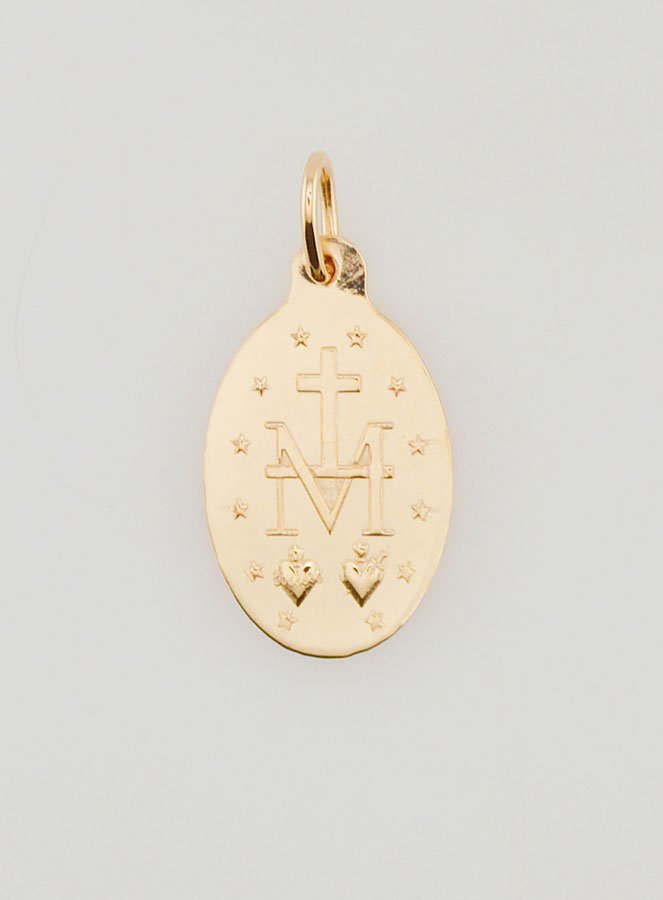 Médaille Miraculeuse en Argent 925 - 18mm (pic 4)