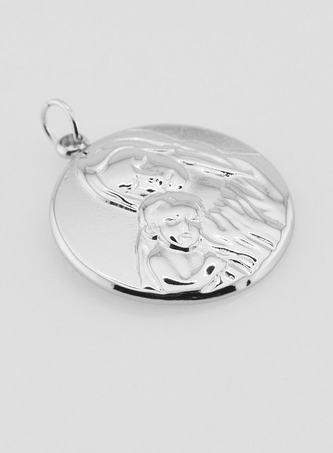 Médaille Vierge à l'Enfant - 20mm (pic 3)