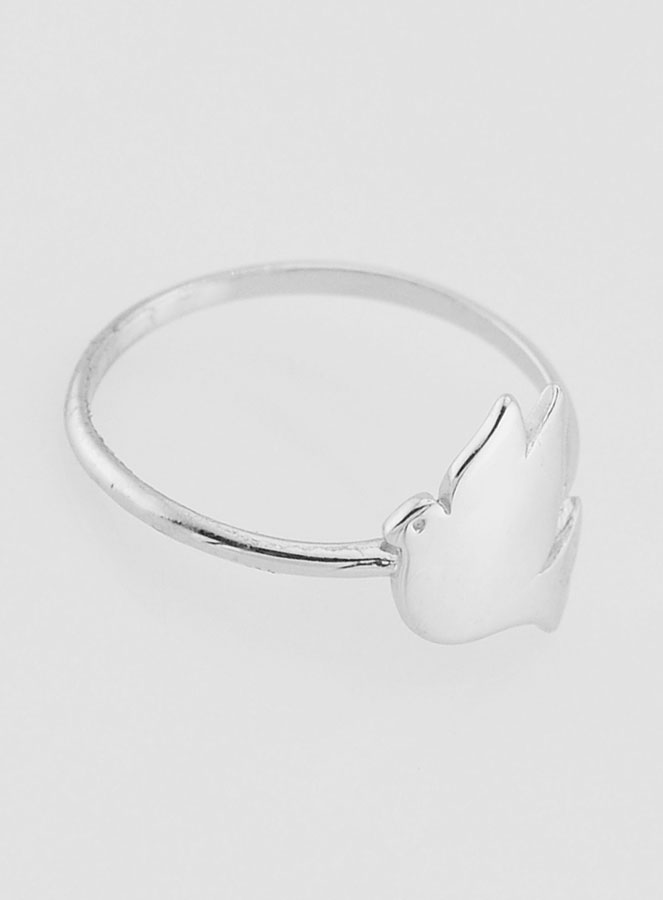 Bague Colombe de la Paix en Argent - T54 (pic 3)