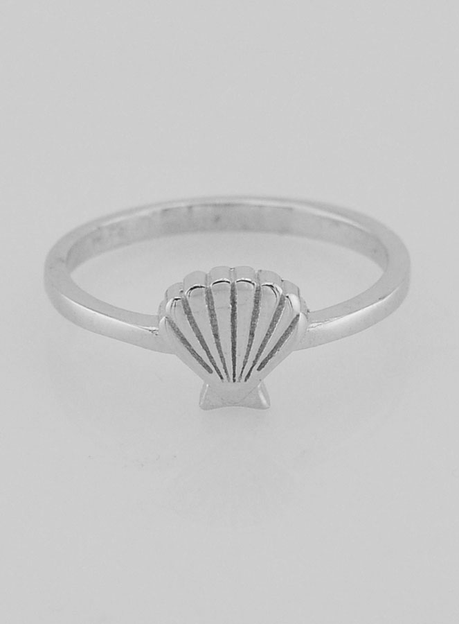 Bague Argent Coquille St Jacques de Compostelle - T56 (pic 1)