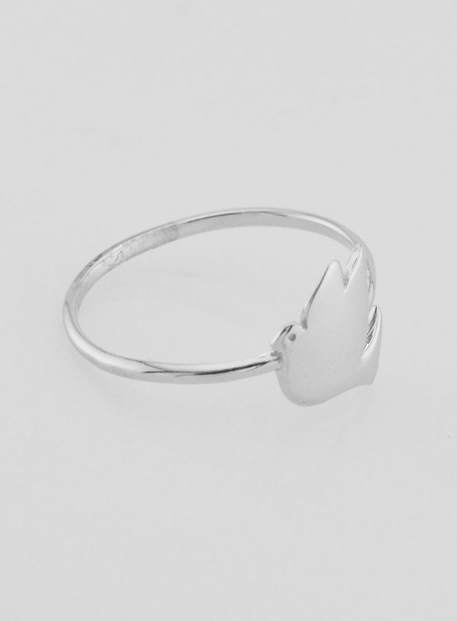 Bague Colombe de la Paix en Argent - T56 (pic 3)