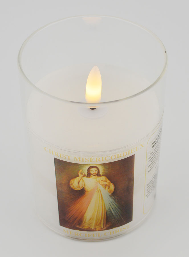 Veilleuse LED - Prière Christ Miséricordieux (pic 2)
