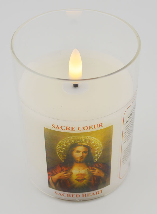Bougie d'Église à Piles - Sacré Coeur de Jésus (pic 2)