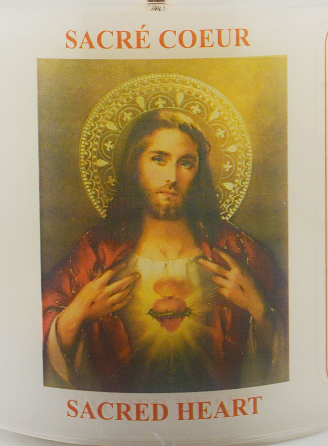 Bougie d'Église à Piles - Sacré Coeur de Jésus (pic 3)