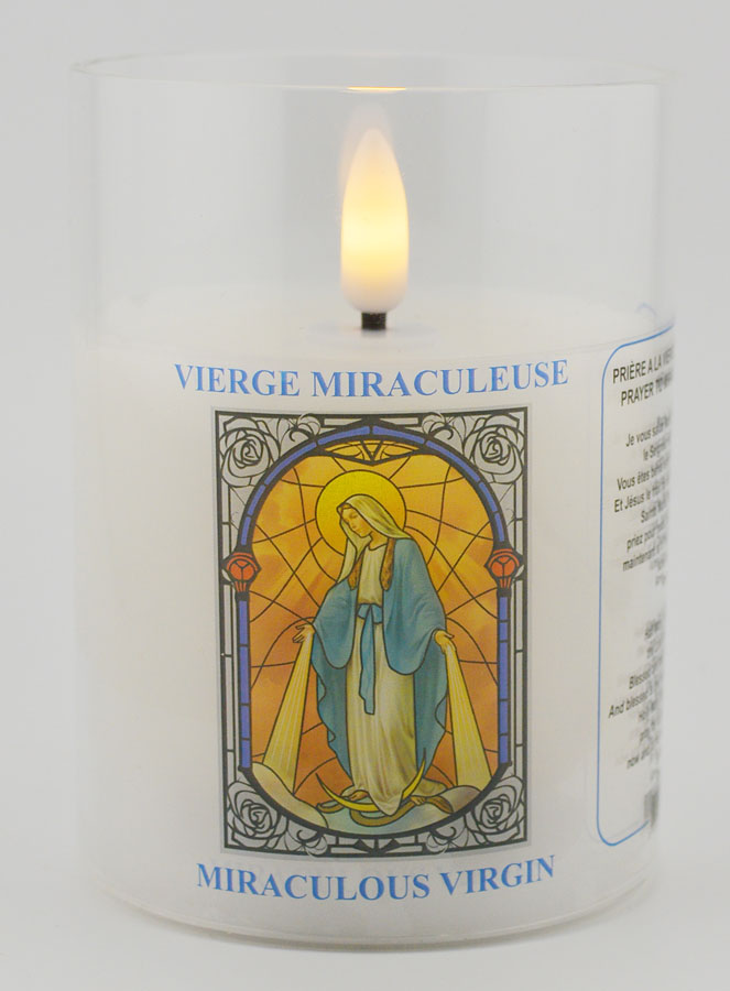 Veilleuse LED - Prière à la Vierge Miraculeuse (pic 1)