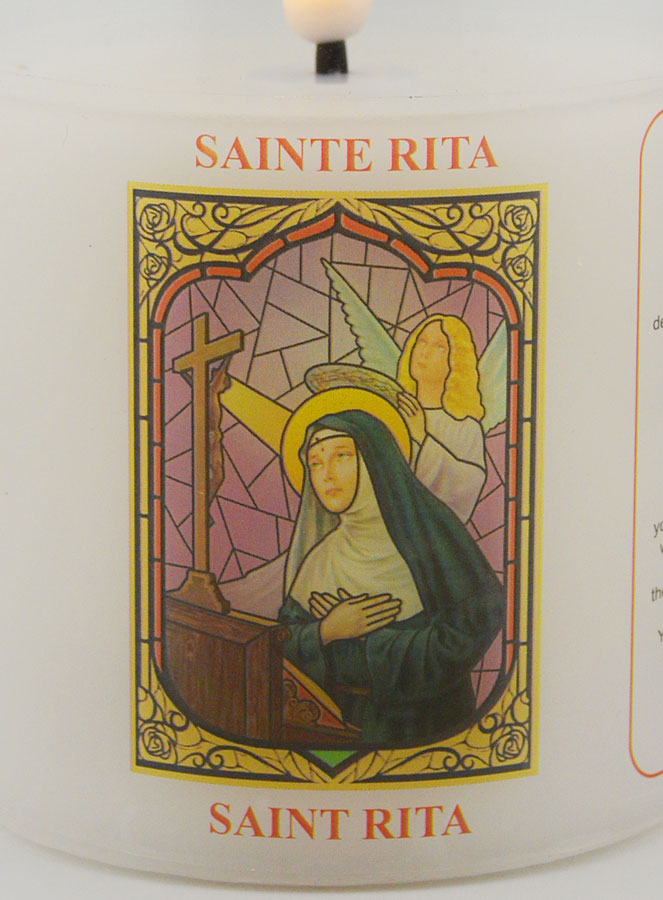 Veilleuse LED - Prière à Sainte Rita (pic 3)