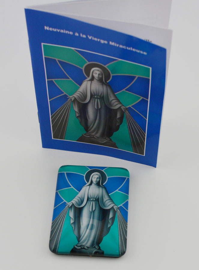 Magnet & Livret de Neuvaine - Vierge Miraculeuse (pic 3)