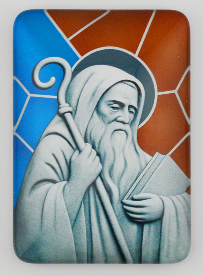 Magnet & Livret de Neuvaine - Saint Benoît (pic 4)