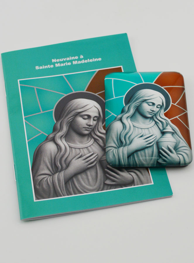 Magnet & Livret de Neuvaine - Sainte Marie Madeleine (pic 2)