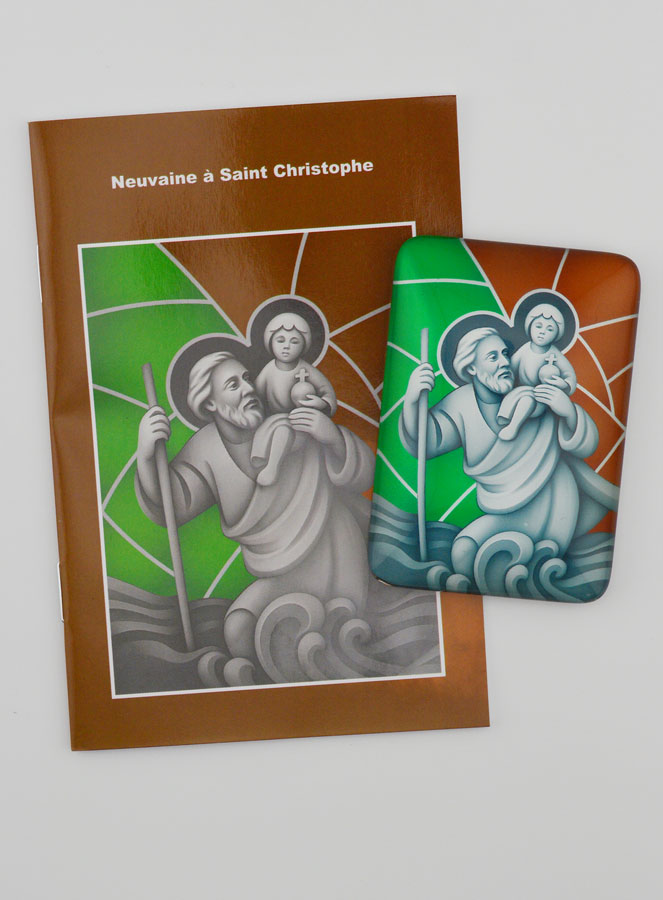 Magnet & Livret de Neuvaine - Saint Christophe (pic 1)