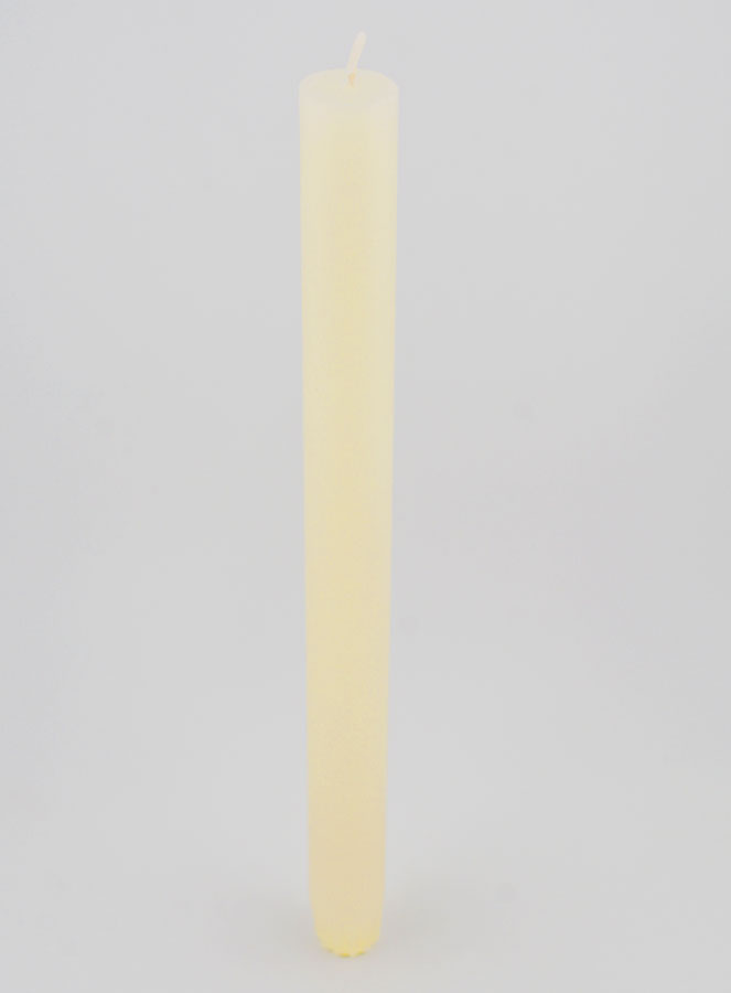 Bougie de Prière Teintée Masse - Blanc Perlé (pic 2)