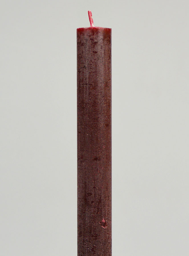 Bougie de Prière Teintée Masse - Rouge Velours (pic 3)