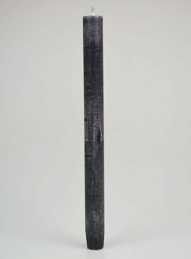 Bougie de Prière Teintée Masse - Gris (pic 1)