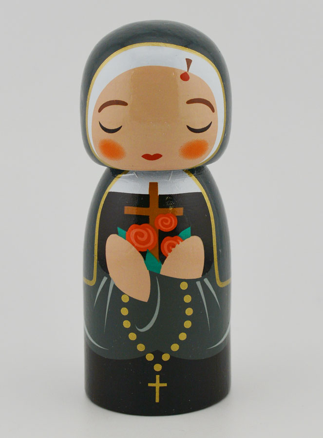 Statue de Sainte Rita 10cm (pic 1)