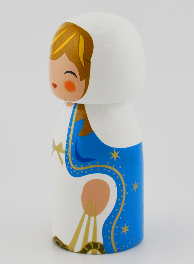Statue de la Vierge Miraculeuse - 10cm (pic 2)