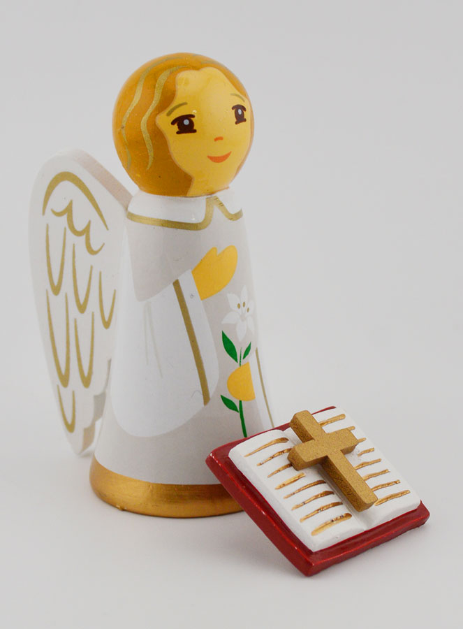 Statue Ange Gabriel & Bible (pic 3)