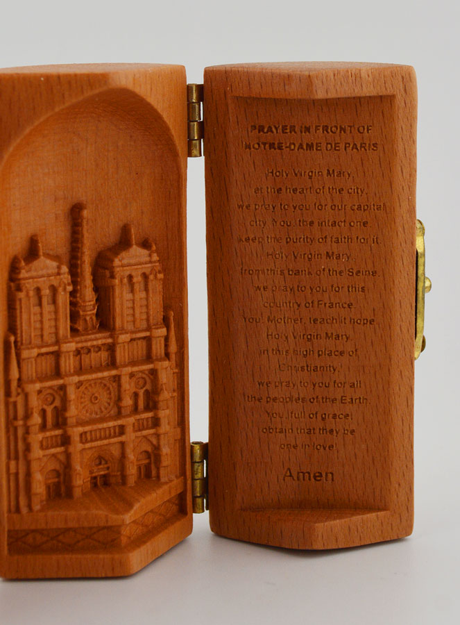 Triptyque en Bois Massif - Notre Dame de Paris (pic 3)