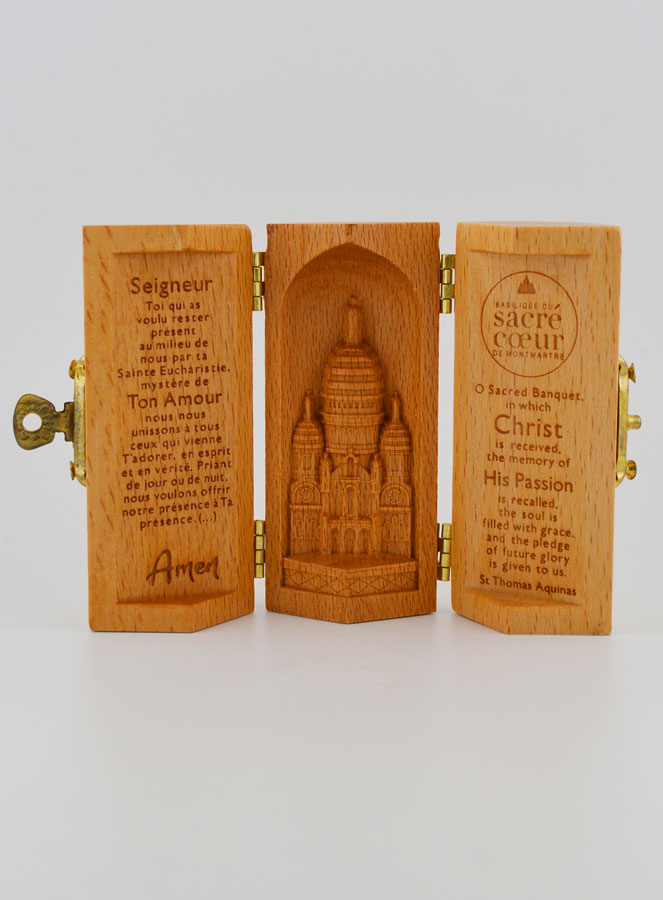 Triptyque en Bois Massif - Basilique du Sacré Coeur (pic 1)