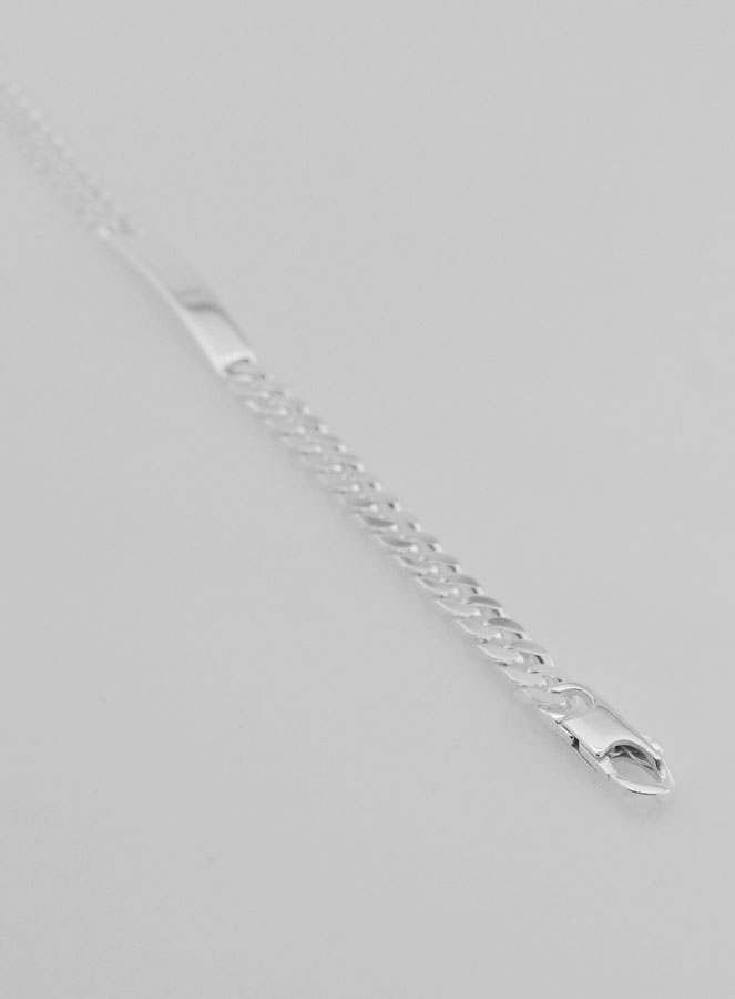 Gourmette Homme en Argent - Maille 5mm (pic 3)