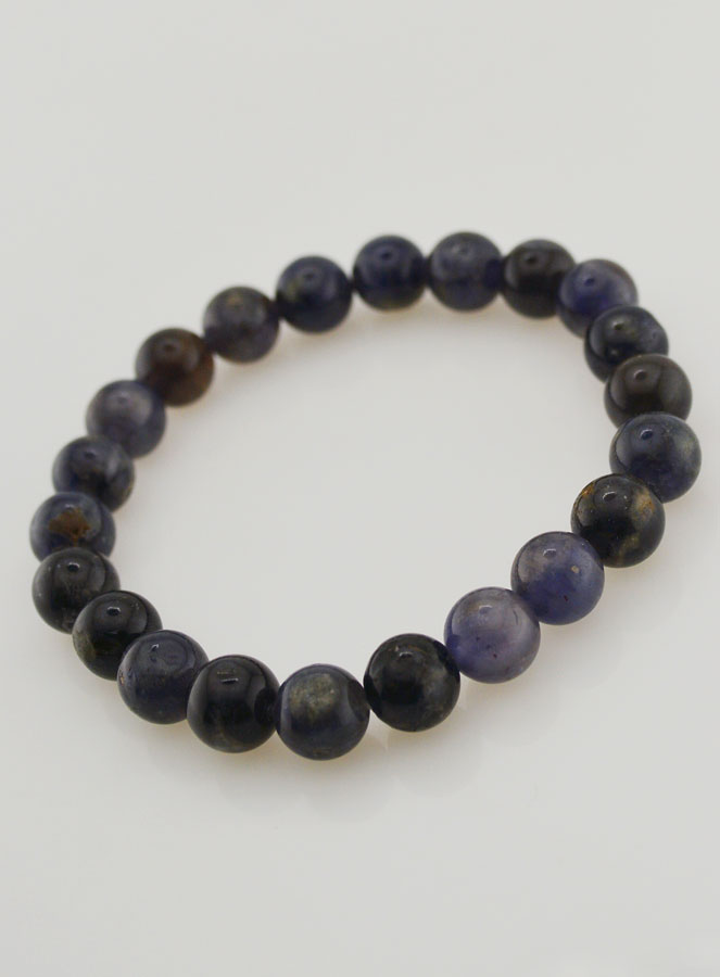 Bracelet en Cordierite - 8 mm (pic 4)
