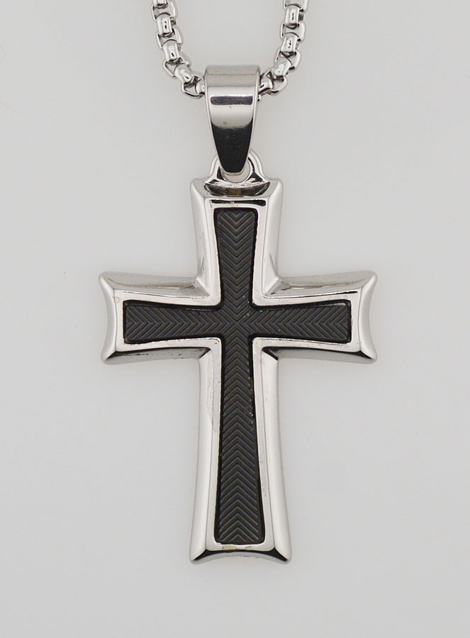 Collier Religieux Homme - Croix Géométrique (pic 4)