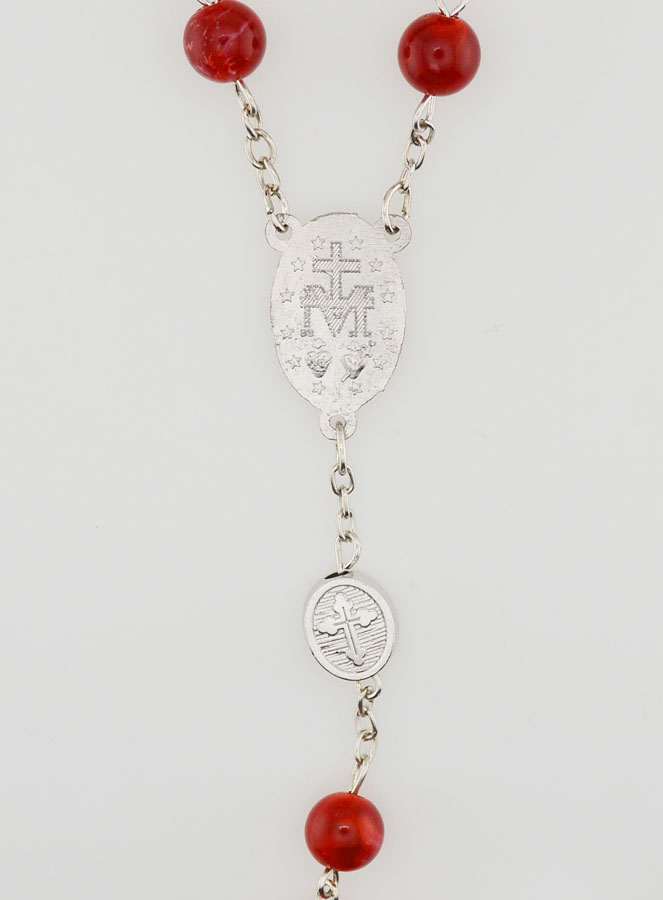 Chapelet Médaille Médaille Miraculeuse - Rouge (pic 4)
