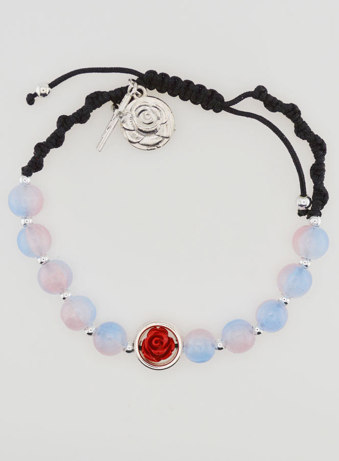 Bracelet Dizainier Réglable - Tons Roses (pic 1)