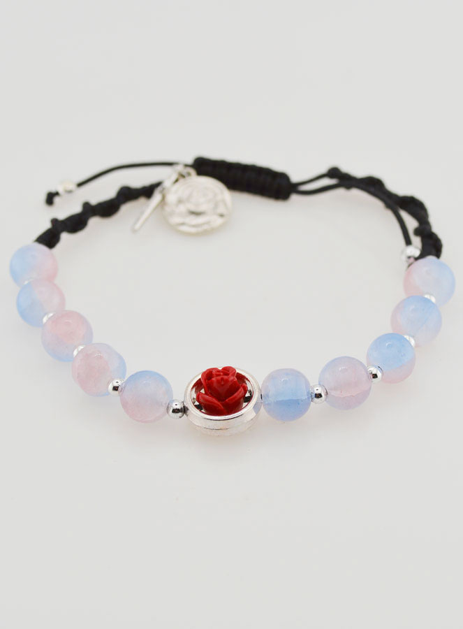 Bracelet Dizainier Réglable - Tons Roses (pic 2)