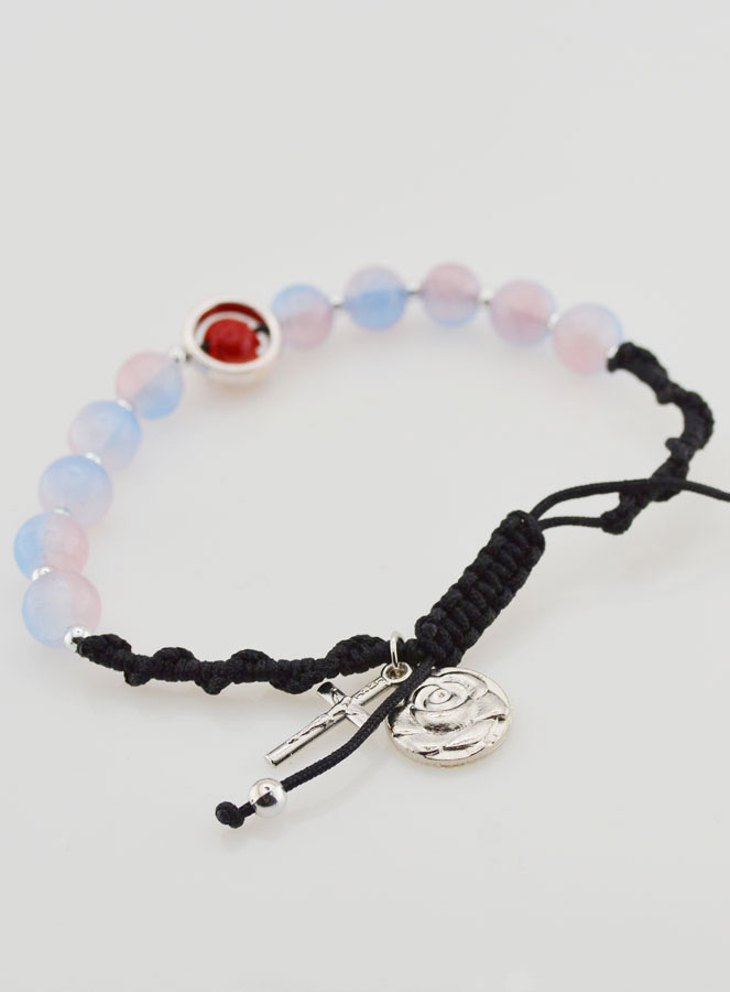 Bracelet Dizainier Réglable - Tons Roses (pic 3)