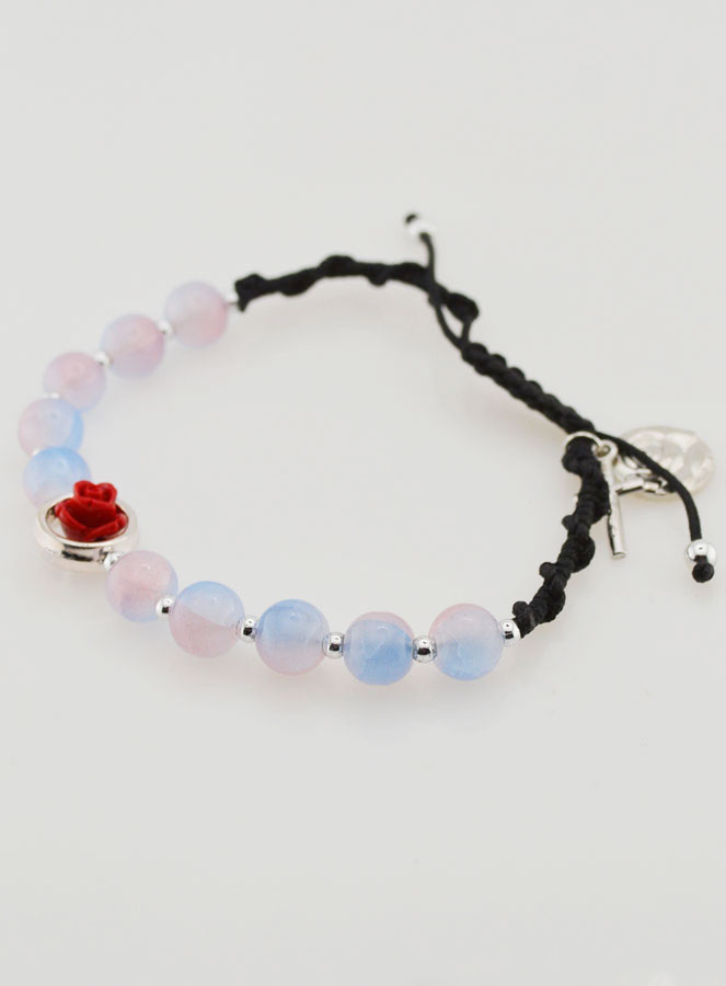 Bracelet Dizainier Réglable - Tons Roses (pic 4)