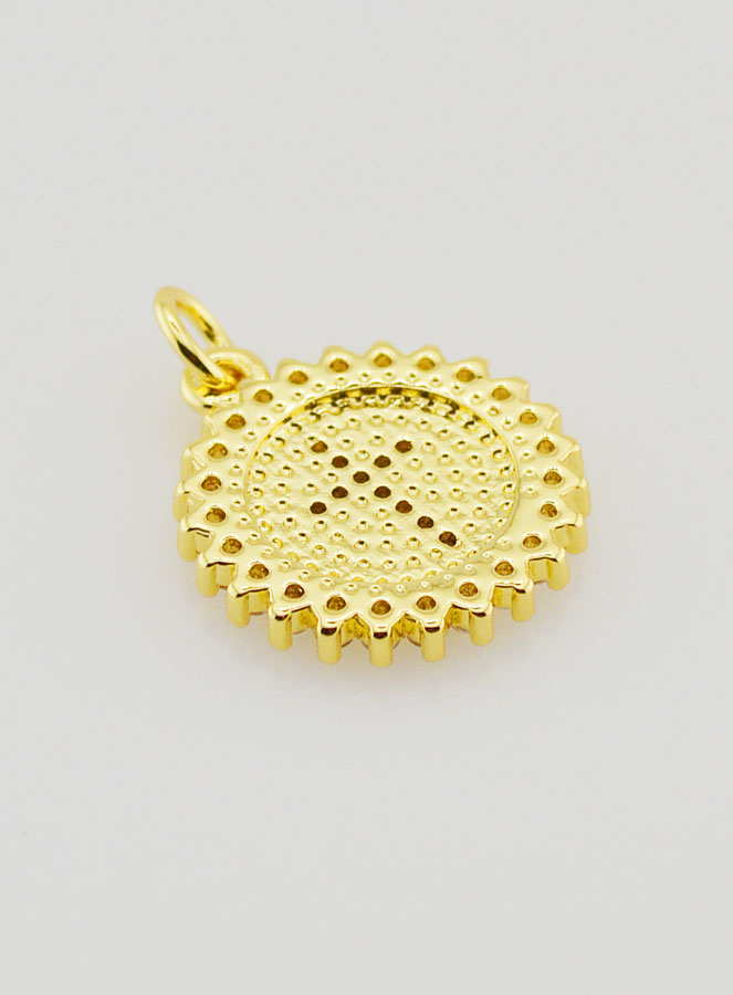 Médaille Croix Dentelée - 15mm (pic 4)