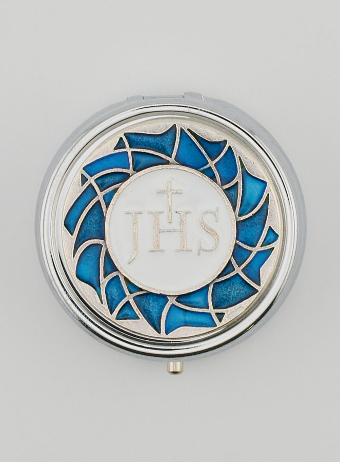 Custode à Hostie Argentée - JHS (pic 1)