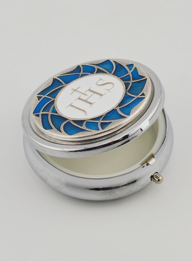 Custode à Hostie Argentée - JHS (pic 3)