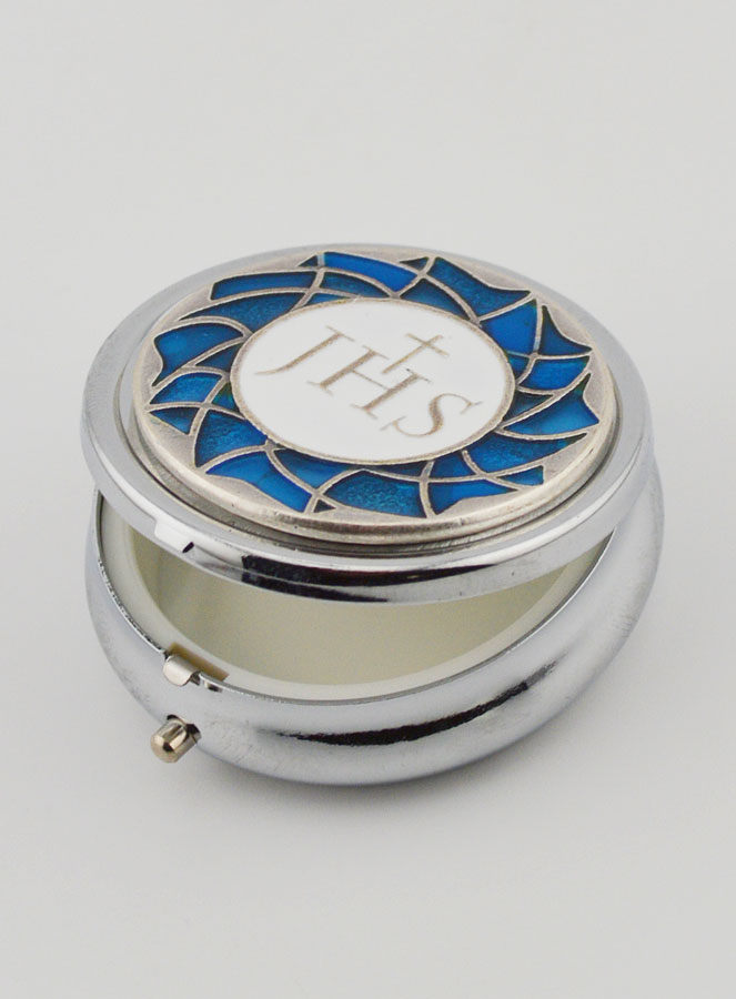 Custode à Hostie Argentée - JHS (pic 4)