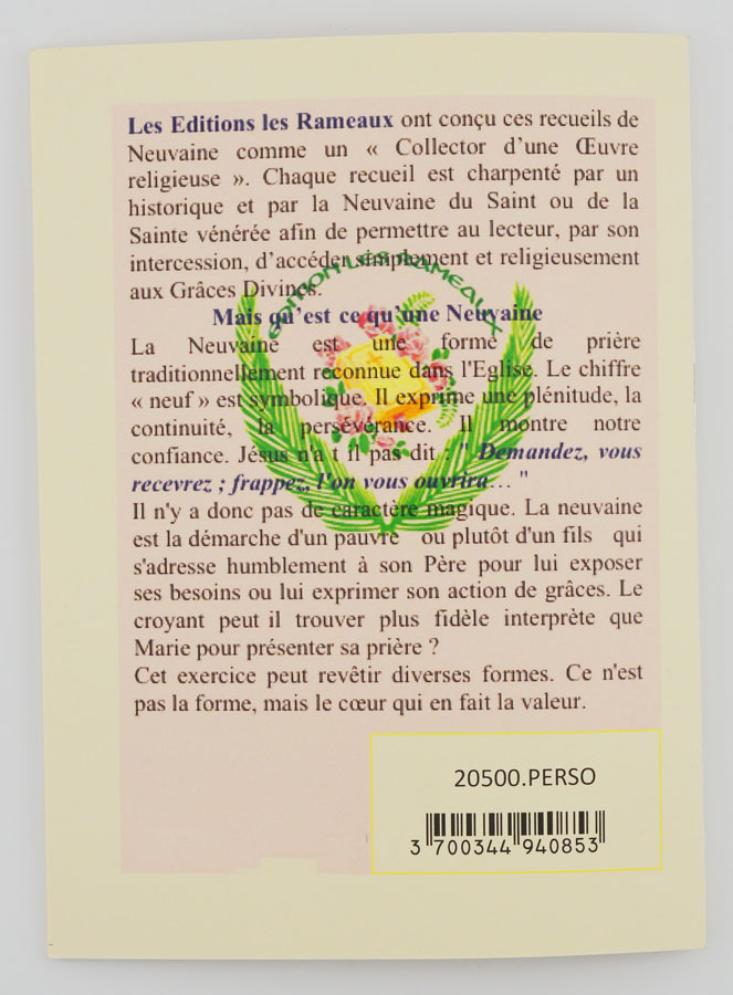 Livret de Neuvaine Pour une Guérison Miraculeuse (pic 3)